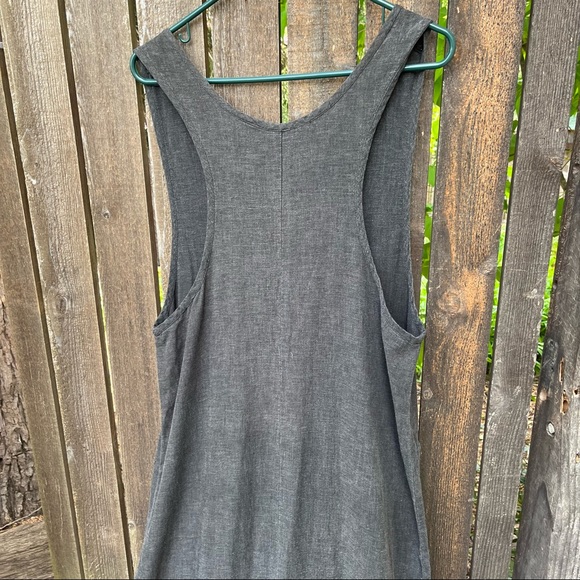 Chico’s Linen Blend Pocket Dress Sz M/8 - Picture 8 of 12